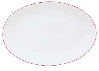 Oval dish small vermilion - Raynaud